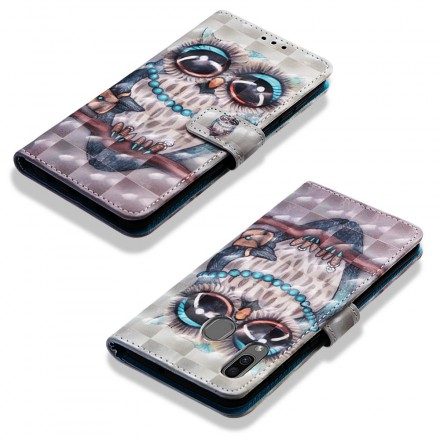 Fodral För Samsung Galaxy A30 / A20 Med Kedjar Fröken Strappy Owl