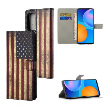 Fodral För Samsung Galaxy A32 4G Amerikansk Flagga
