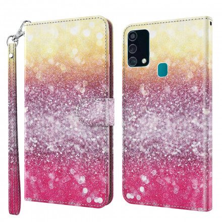 Fodral För Samsung Galaxy A32 5G Light Spot Magenta Glitter