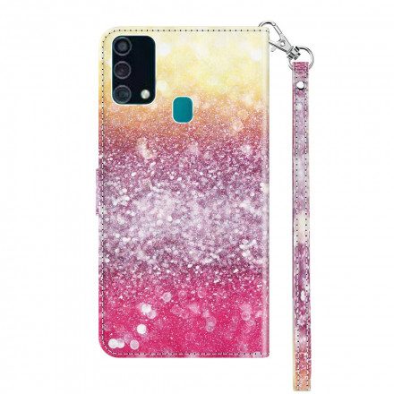 Fodral För Samsung Galaxy A32 5G Light Spot Magenta Glitter