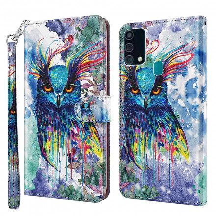 Fodral För Samsung Galaxy A32 5G Ljusfläckig Akvarellfågel