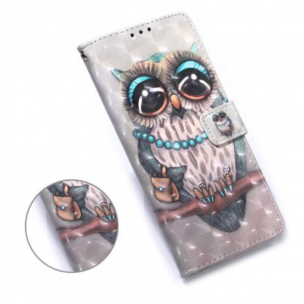 Fodral För Samsung Galaxy A32 5G Med Kedjar Fröken Strappy Owl