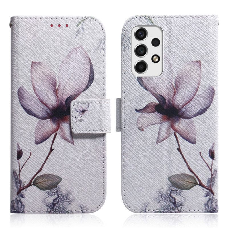 Fodral För Samsung Galaxy A33 5G Gammal Rosenblomma