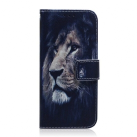 Fodral För Samsung Galaxy A41 Drömmande Lejon