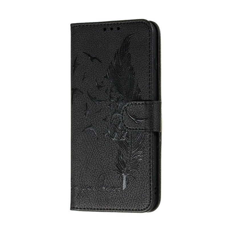 Fodral För Samsung Galaxy A41 Faux Leather Lev Din Dröm