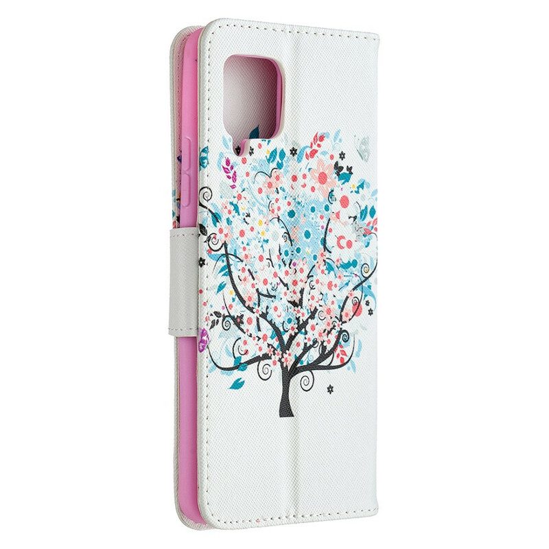 Fodral För Samsung Galaxy A42 5G Blommigt Träd
