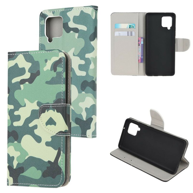 Fodral För Samsung Galaxy A42 5G Militärt Kamouflage