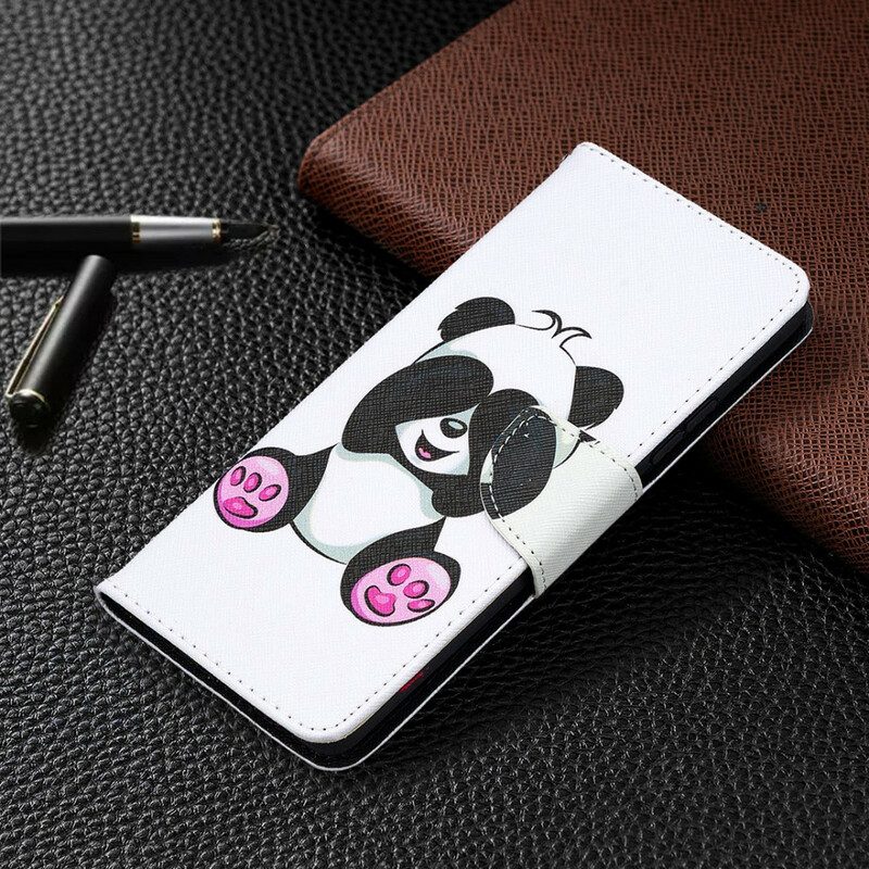 Fodral För Samsung Galaxy A42 5G Panda Kul