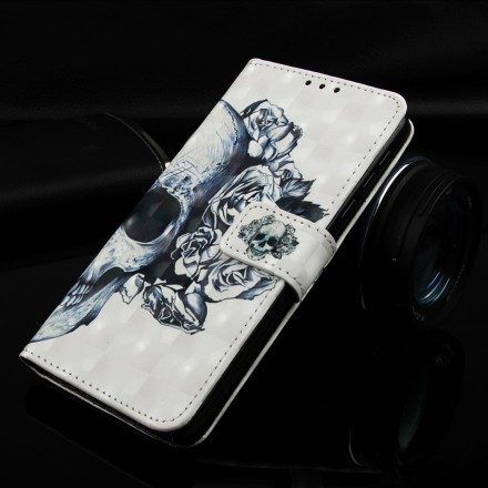 Fodral För Samsung Galaxy A50 Blommisk Skalle