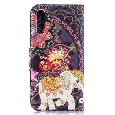 Fodral För Samsung Galaxy A50 Etnisk Elefantmandala