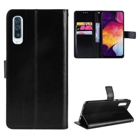 Fodral För Samsung Galaxy A50 Faux Leather Square