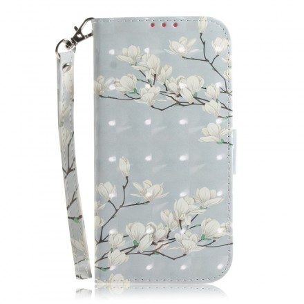 Fodral För Samsung Galaxy A50 Med Kedjar Thong Blomträd
