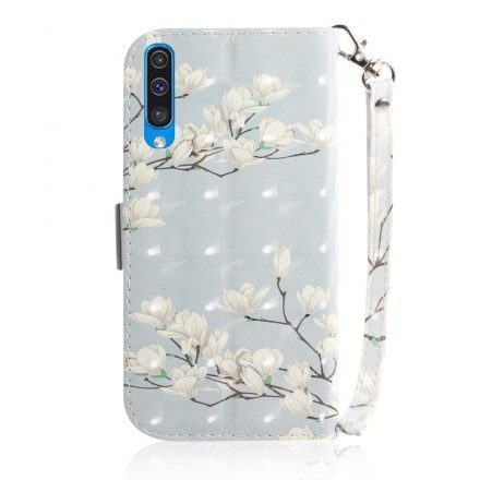 Fodral För Samsung Galaxy A50 Med Kedjar Thong Blomträd