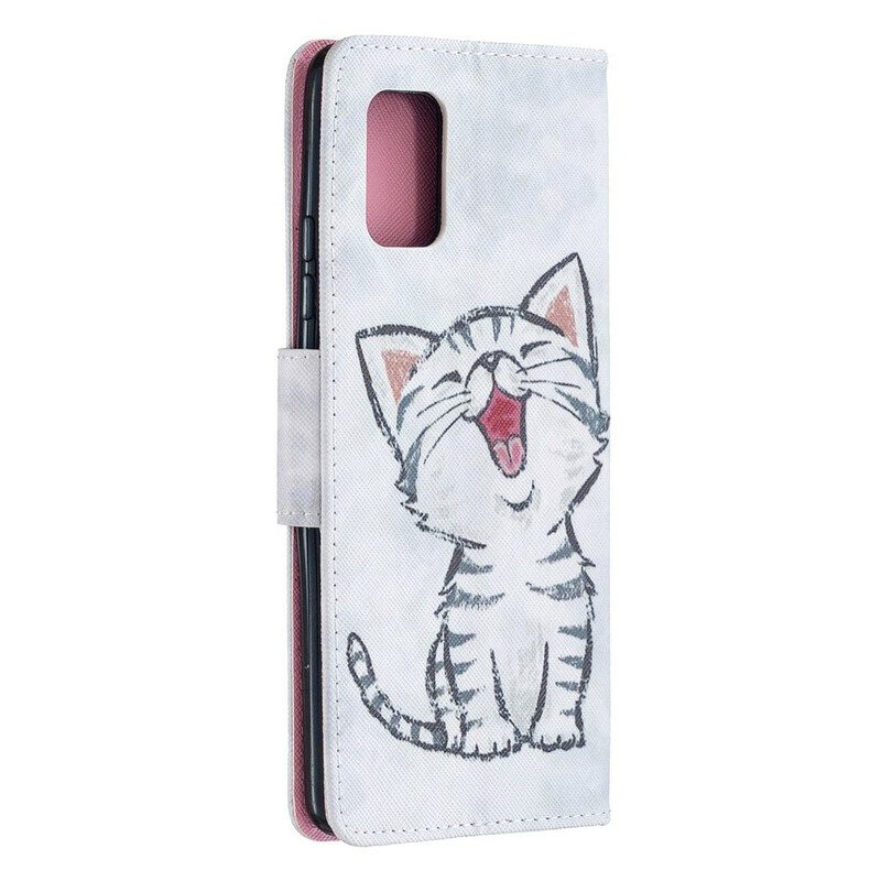 Fodral För Samsung Galaxy A51 5G Med Kedjar Thong Color Kitten
