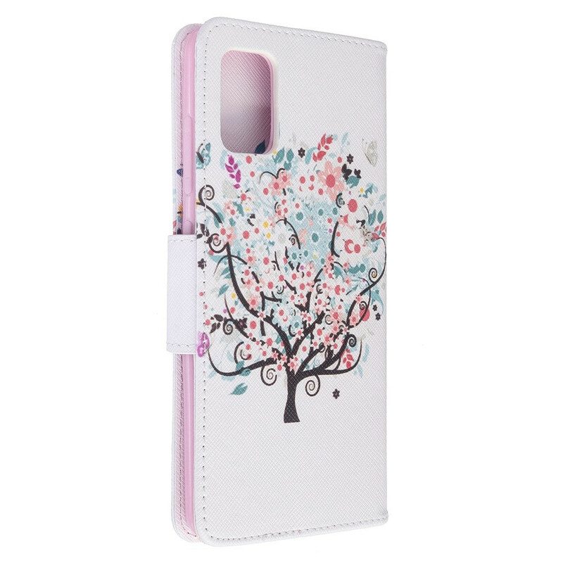 Fodral För Samsung Galaxy A51 Blommigt Träd