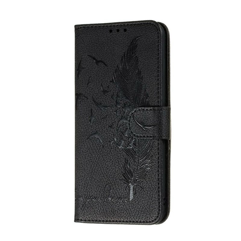 Fodral För Samsung Galaxy A51 Faux Leather Lev Din Dröm