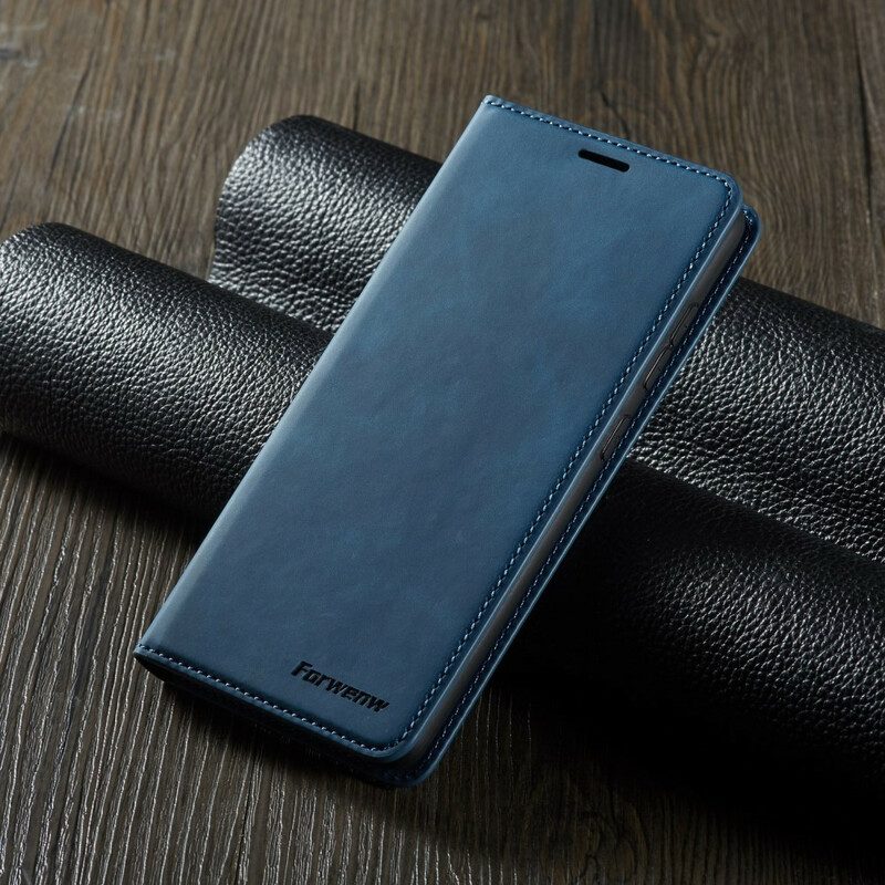 Fodral För Samsung Galaxy A51 Lädereffekt Forwenw