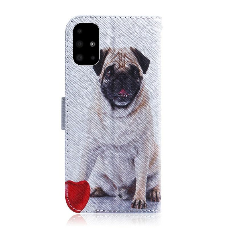 Fodral För Samsung Galaxy A51 Mopshund