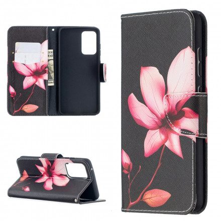 Fodral För Samsung Galaxy A52 4G / A52 5G / A52s 5G Rosa Blomma