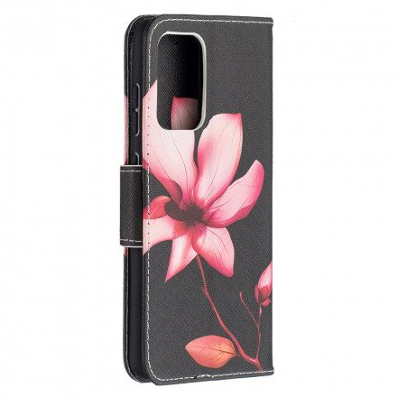 Fodral För Samsung Galaxy A52 4G / A52 5G / A52s 5G Rosa Blomma