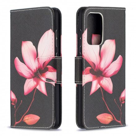 Fodral För Samsung Galaxy A52 4G / A52 5G / A52s 5G Rosa Blomma