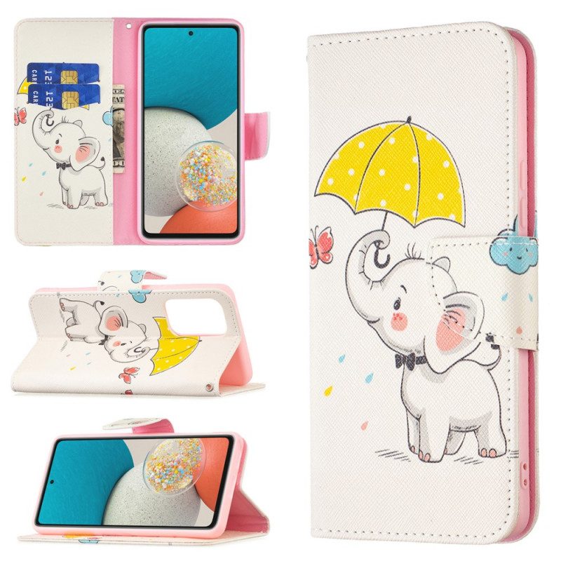 Fodral För Samsung Galaxy A53 5G Elefantbebis