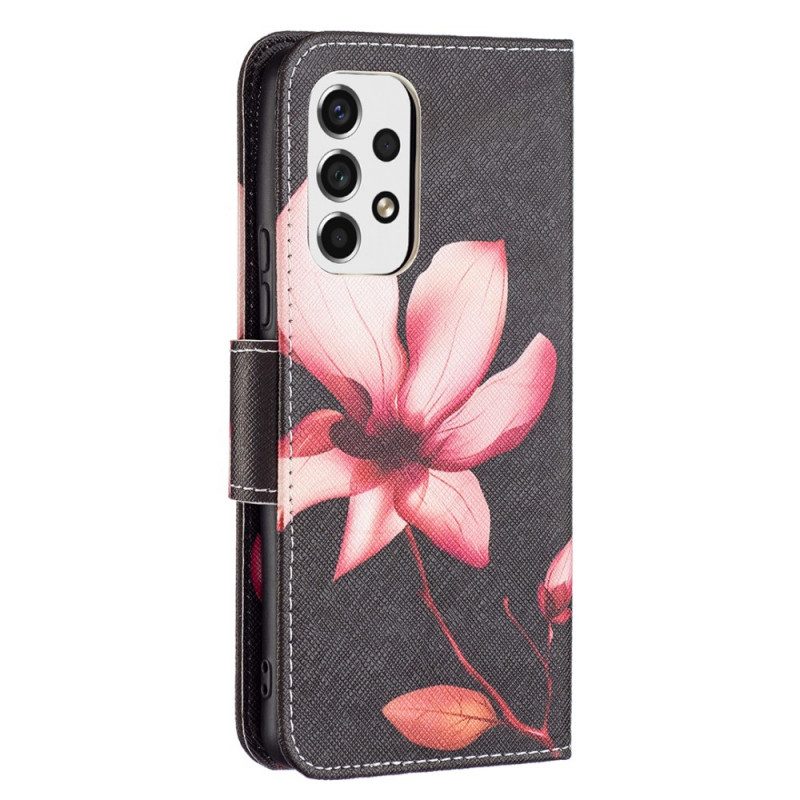 Fodral För Samsung Galaxy A53 5G Rosa Blomma