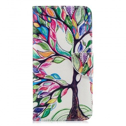 Fodral För Samsung Galaxy A7 Färgat Träd