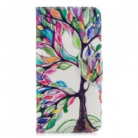 Fodral För Samsung Galaxy A7 Färgat Träd