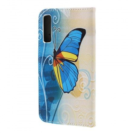 Fodral För Samsung Galaxy A7 Fjärilar