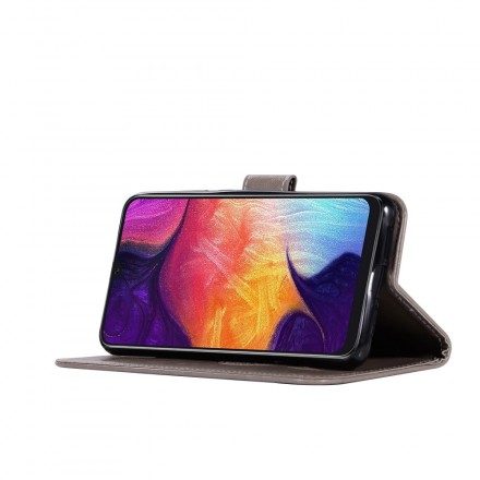 Fodral För Samsung Galaxy A70 Lädereffekt Catch Dreams Owl