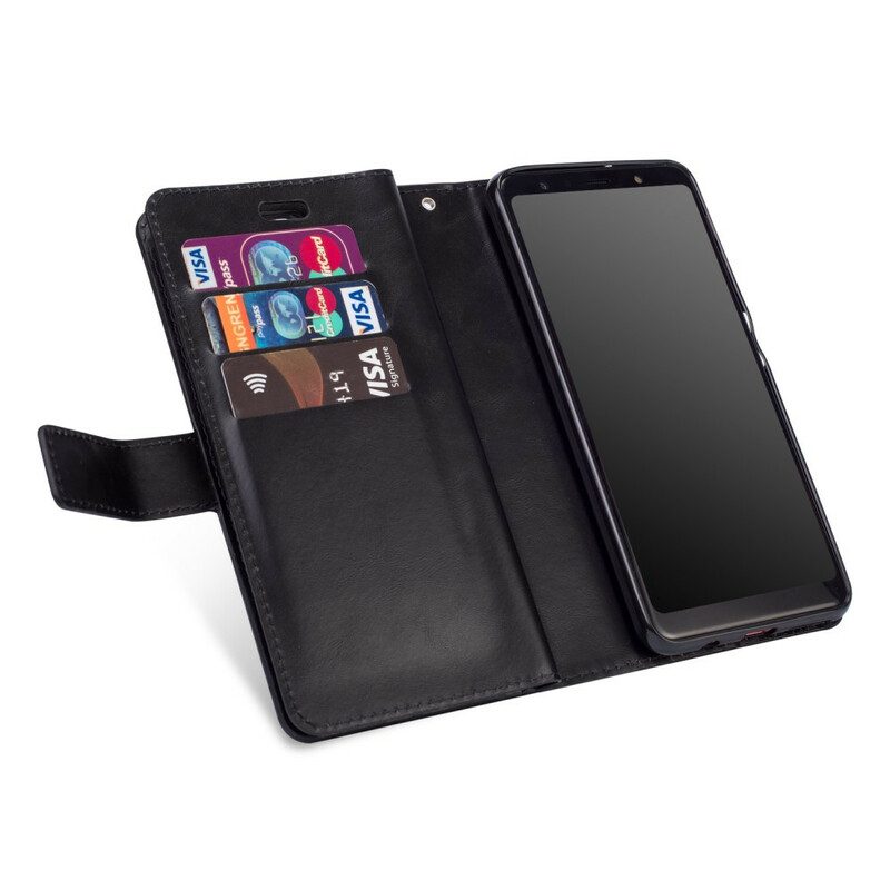 Fodral För Samsung Galaxy A70 Plånbok Med Nyckel