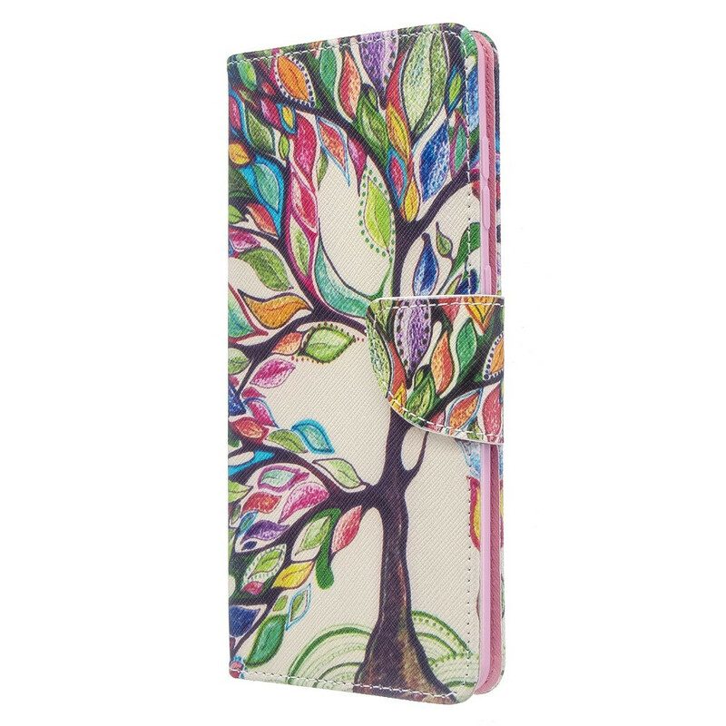 Fodral För Samsung Galaxy A71 Färgat Träd