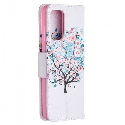 Fodral För Samsung Galaxy A72 4G / 5G Blommigt Träd