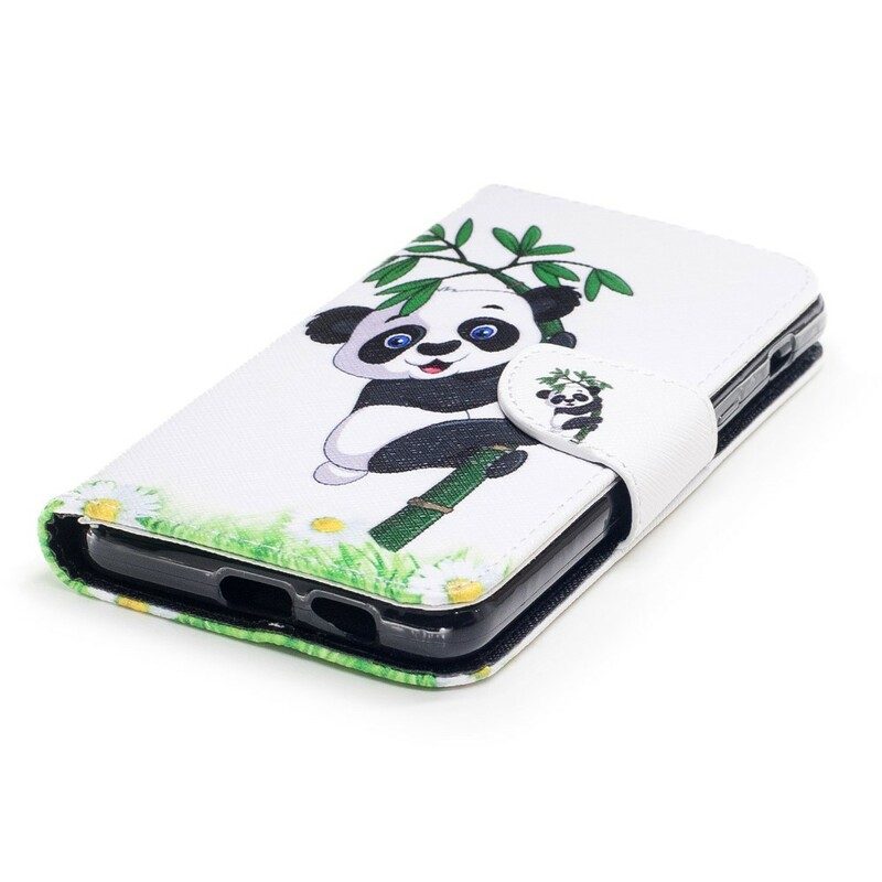 Fodral För Samsung Galaxy A8 2018 Panda På Bambu