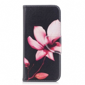 Fodral För Samsung Galaxy A8 2018 Rosa Blomma