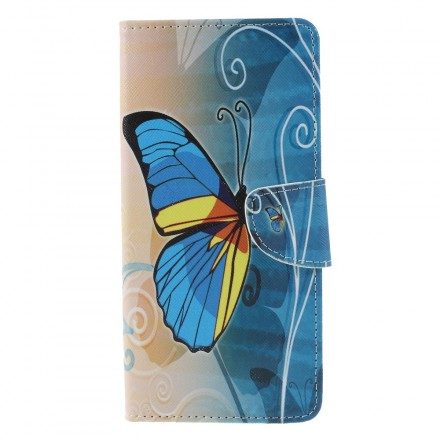 Fodral För Samsung Galaxy A9 Fjärilar Och Blommor