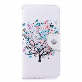 Fodral För Samsung Galaxy J6 Plus Blommigt Träd