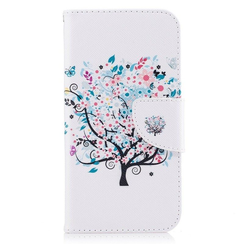 Fodral För Samsung Galaxy J7 2017 Blommigt Träd