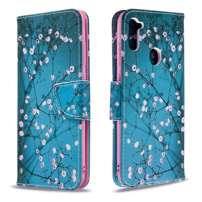 Fodral För Samsung Galaxy M11 Blommande Träd