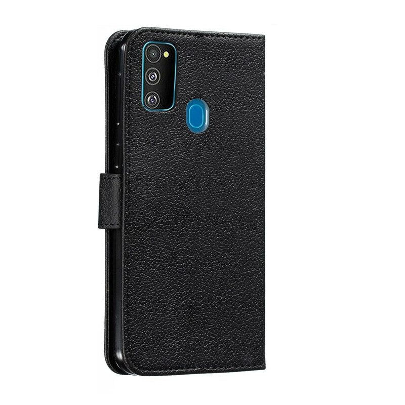 Fodral För Samsung Galaxy M21 Faux Leather Lev Din Dröm