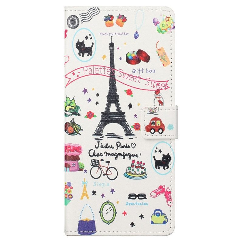 Fodral För Samsung Galaxy M23 5G Jag Älskar Paris
