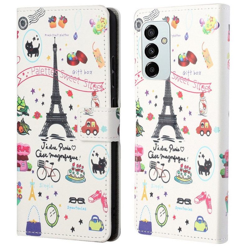Fodral För Samsung Galaxy M23 5G Jag Älskar Paris