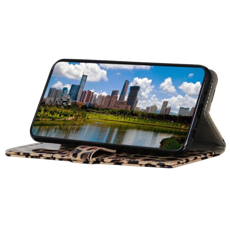 Fodral För Samsung Galaxy M23 5G Leopardhudeffekt