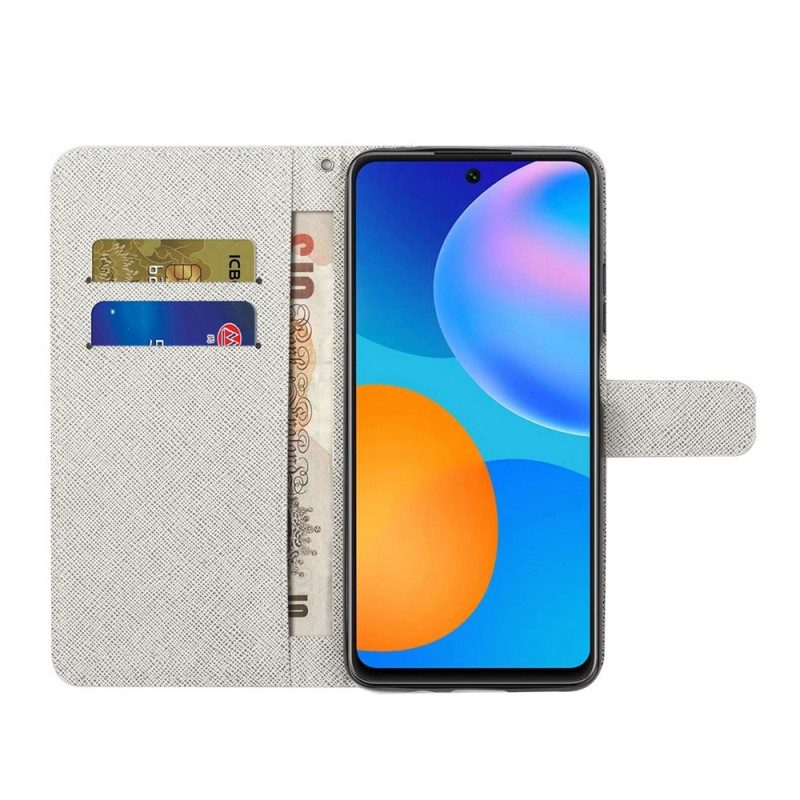 Fodral För Samsung Galaxy M23 5G Med Kedjar Stringkatter