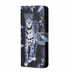 Fodral För Samsung Galaxy M23 5G Med Kedjar Thong Leopard