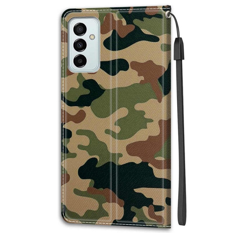 Fodral För Samsung Galaxy M23 5G Militärt Kamouflage