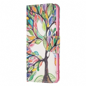 Fodral För Samsung Galaxy M32 Färgat Träd