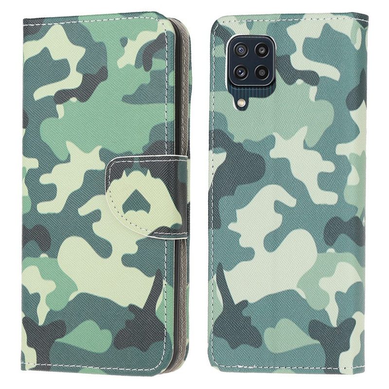 Fodral För Samsung Galaxy M32 Militärt Kamouflage