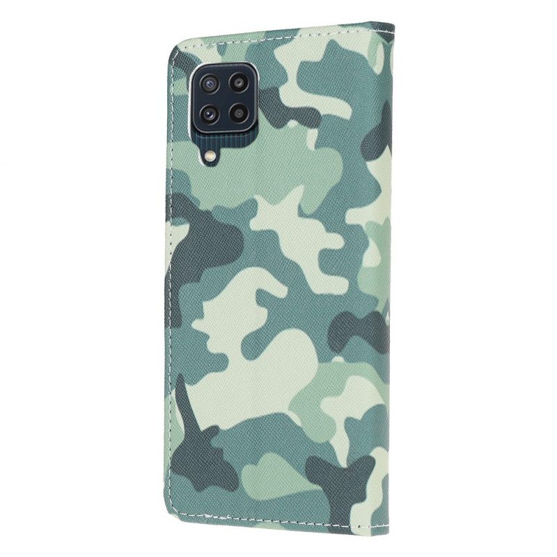 Fodral För Samsung Galaxy M32 Militärt Kamouflage